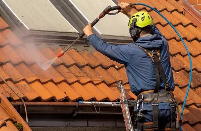 Démoussage et hydrofuge de toiture à Aspet